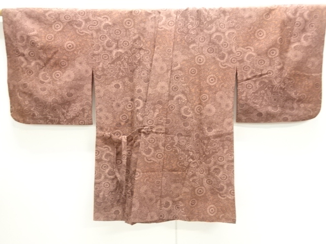 JAPANESE KIMONO / DOCHUGI COAT / ARABESQUE FLOWER 